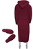 Egyptian Cotton Bathrobe For Unisex With Bow And Slipper And Waist Belt In Multiple Sizes And Colors