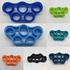 Generic Silicone Finger Puller Finger Toy Silicone Tension Trainer Exercise Tool-blue