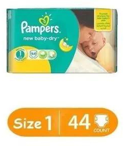 Pampers Pampers New baby dry Size 1 -44 pcOffering unbeatable value for money Providing shoppers with variety Shoppers can purchase items for their every need Top Quality Products 