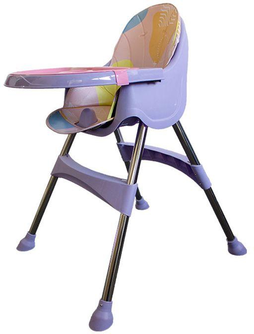 4 In 1 Baby High Chair - Purple