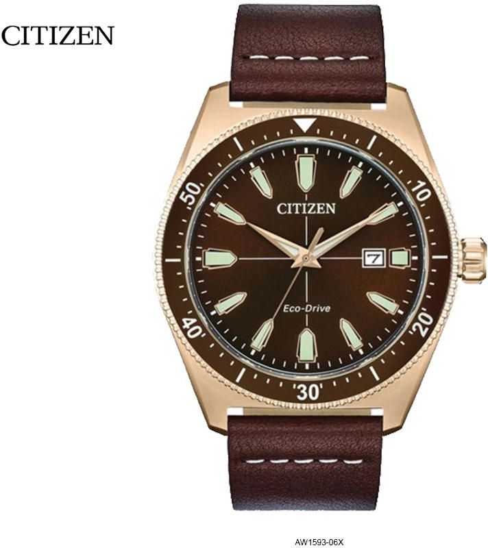 Citizen Watch Eco Drive 100% Original & New (Brown)