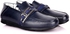 John Galliano Exquisite Double G Logo Designed Leather Shoe - Blue