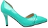 Fashion Ladies High Heel Pointy Toe Pumps - Green