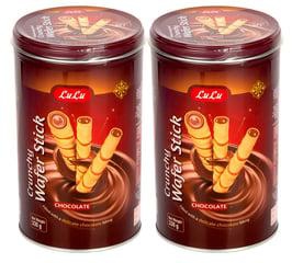 LuLu Crunchy Wafer Stick Chocolate Value Pack 2 x 330 g