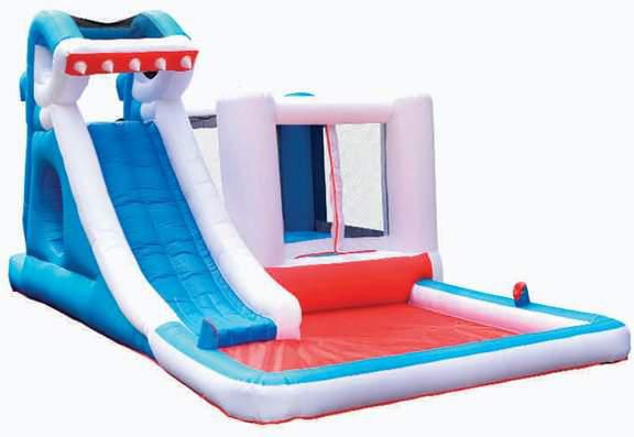 Kids Outdoor Inflatable Trampoline Bouncy Castle and Slide 480 x 280 x 225 cm