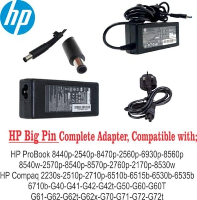 HP ADAPTER HP 19V 4.74A BIG PIN With Power Cable