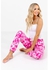 Pink Tie Dye Pants Women Jogger - Sweatpants - Stretchy Slim