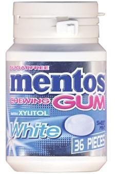 Mentos White Sweet Mint Sugar Free Chewing Gum - 54 g