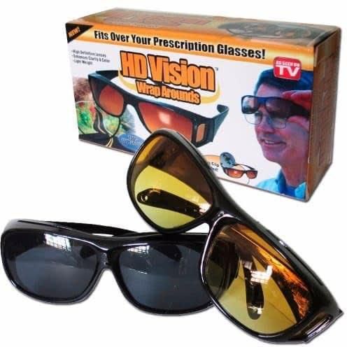 Hd Vision Night And Day Vision Glass - 2 In1