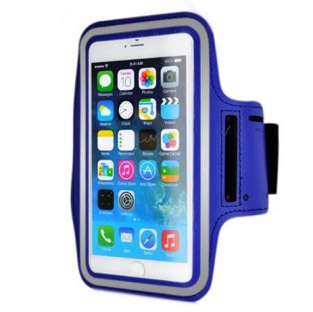 Calans Apple iPhone 6 Plus 5.5 inch Sports Running Armband Case Cover With Screen Protector - Blue