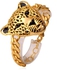 U7 Jewelry Men Cool Leopard Head Chunky Curb Chain Bracelet