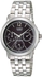 Casio Enticer Men's Black Dial Stainless Steel Band Watch [MTP-1174A-1A]
