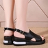 ALagzi 2022 Women's Fashion Wedge Sandals - Black