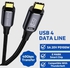 USB4 Cable 2.6Ft, BLUE OCEAN 100W Charging USB C to USB C Cable, USB Type C Cable 40Gbps and 8K/5K@60Hz Video, Compatible with Thunderbolt 4 3, Type-C MacBooks, iPad, Galaxy S22, Mac Mini