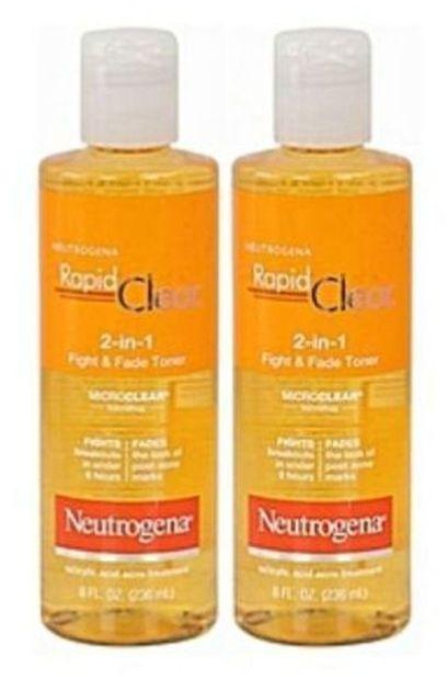 Neutrogena Rapid Clear 2 In 1 Fight And Fade Toner X 2