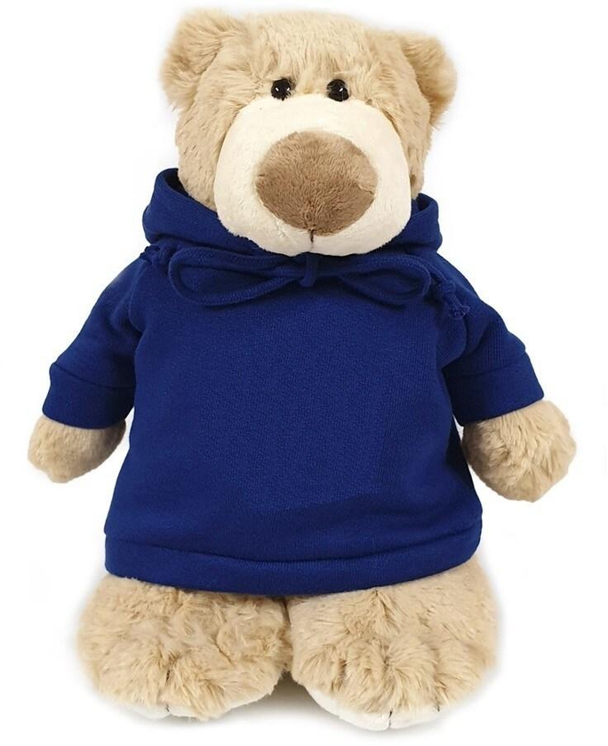 Caravaan - Soft Toy Mascot Bear with Blue Hoodie Size 28cm