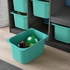 TROFAST Storage combination - grey/turquoise 99x44x94 cm