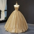 Wedding dress 2021 new bridal suspender European and American glitter palace dream princess dress