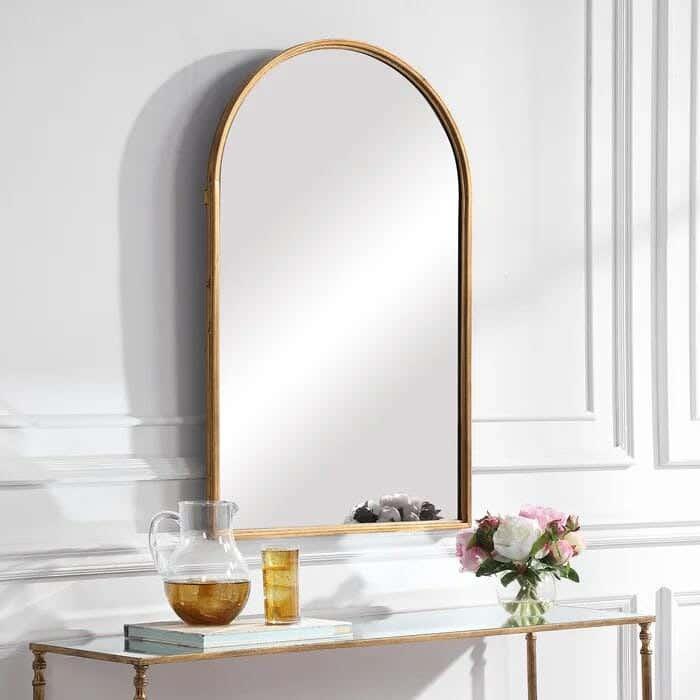 Get Oval Glass Wall Mirrors With Wooden Frame, 60 X 40 Cm - Clear MSTRN306CLR with best offers | Raneen.com