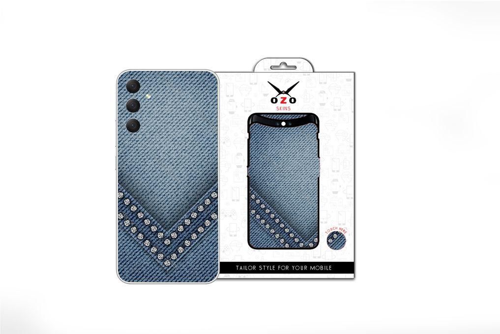 OZO Skins Blue Sewing Jeans (SE149BSJ) For Samsung Galaxy S23 FE
