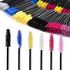 50 Pieces Disposable Eyelash Brush Makeup Brush Applicator Makeup Kit