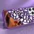 Next Store Compatible with iPhone 15 Pro Case 6.7 inch - Shiny Mirror Case Anti-Scratch Shockproof Flexible Slim Bumper Cover for Women Girls (Purple)