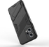 Case For Xiaomi Redmi Note 12R Pro 5G ,- Kickstand Cover Brushed Armor Shockproof - Anti-Scratch Protective Cover - Black