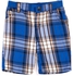 Basicxx Infant Boys Blue Checked Shorts Size 9-12 Months