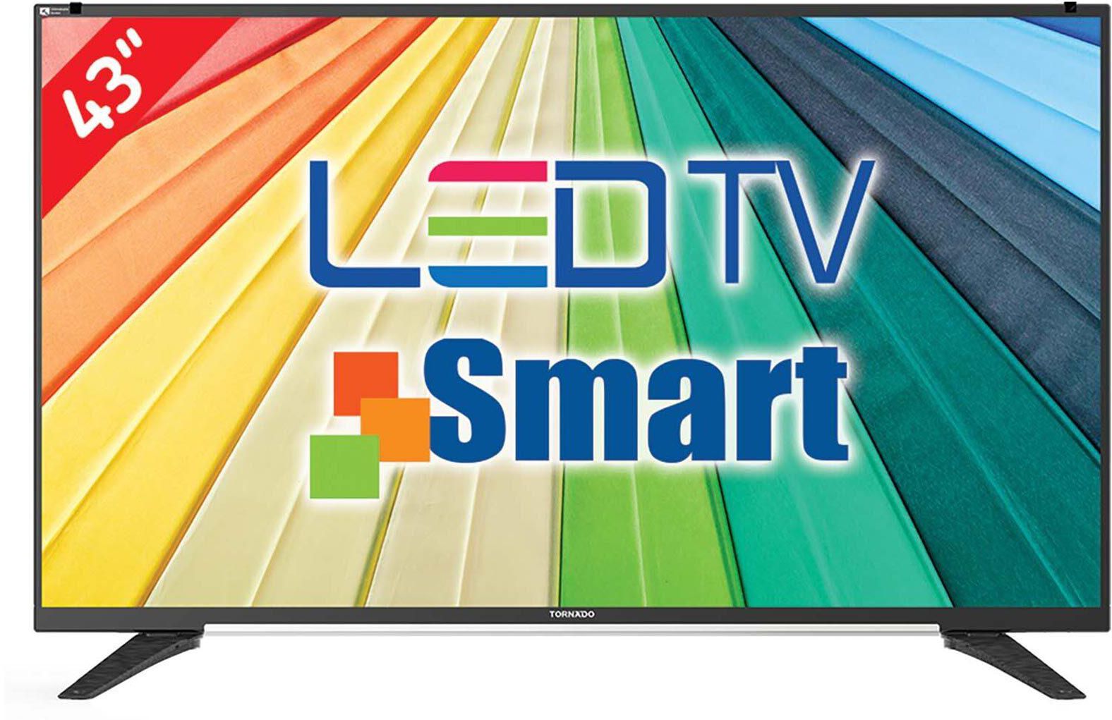 TORNADO 43ES9300E-A - 43 Inch Anti Broken Full HD Smart LED TV With Built-In Receiver