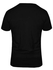Men Black-Plain/Basic Round Neck T-Shirt