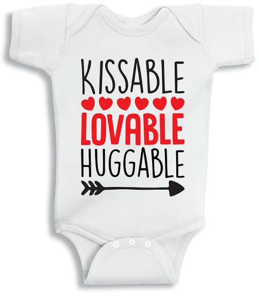 Twinkle Hands Kissable Lovable huggable Baby Onesie, Bodysuit, Romper- Babystore.ae