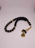 RA accessories Unisex Islamic Crystal Rosary Black & Golden Breaks- 33 With Diamond Lobes