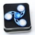 Milano Toys High Speed LED Flash Light Fidget Hand Spinner Metal Material - 03767 - Blue Color