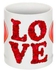Love Printed Coffee Mug White/Red