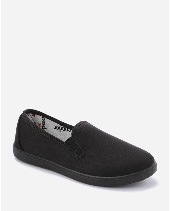 Andora Solid Casual Shoe - Black