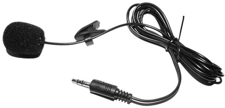 External Clip-on Lapel Lavalier Microphone iu99 Black