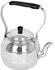 Aluminum Tea Pot With Steel Handle 600 ml, Silver_ with two years guarantee of satisfaction and quality