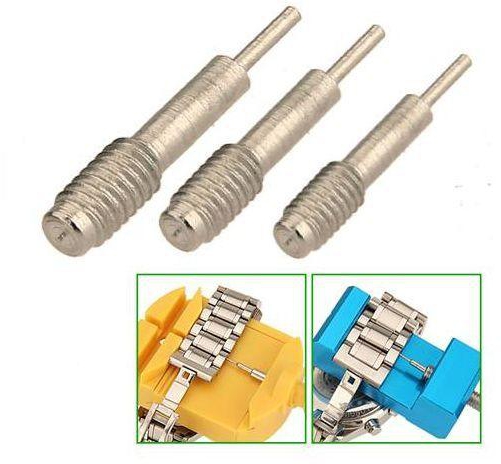 Generic 3 X 0.8mm Watch Link Pins Strap Band Bracelet Remover Spring Pusher Repair Tool