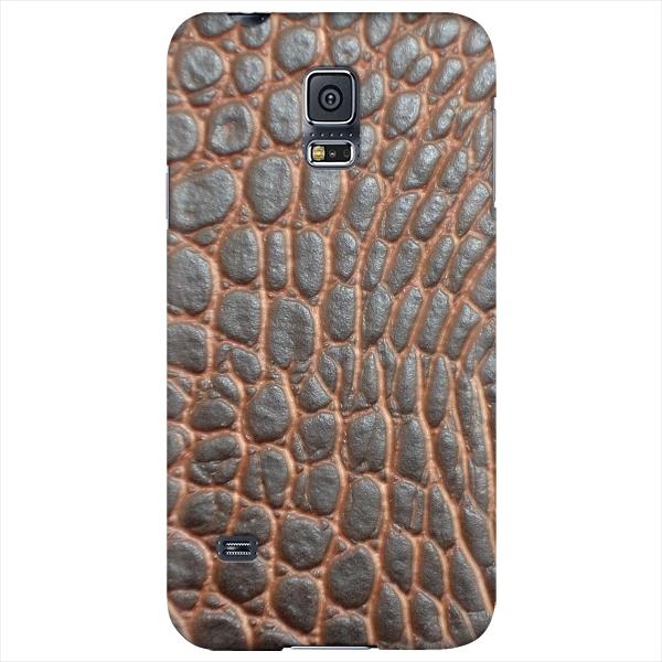 Stylizedd Samsung Galaxy S5 Premium Slim Snap case cover Matte Finish - Cowhide Leather - Black