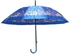 Generic Umbrella For Protection From Sun And Rain With Automatic Opening System - Blue