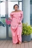 Fashion Ladies Casual Maxi Dress Free Size Pregnant Friendly-peach