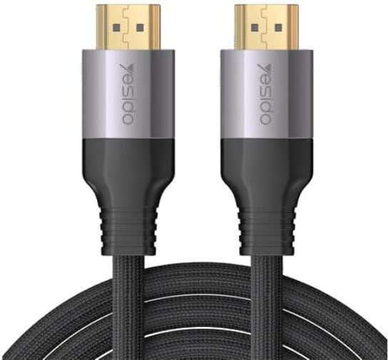 Get Yes I Do Hm08 Hdmi Cable Si Duo, 2 Meter, 4K Resolution - Black with best offers | Raneen.com
