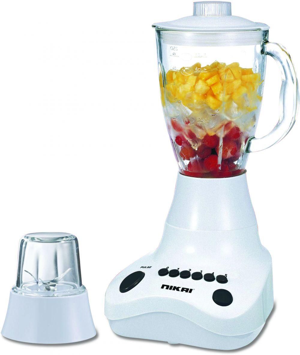 Blender 2 in 1 with glass jar 1.5 ltr by Nikai - NB1719GN