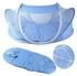 Generic Happy Baby Portable Baby Cot Mosquito Net - Colour Sky Blue
