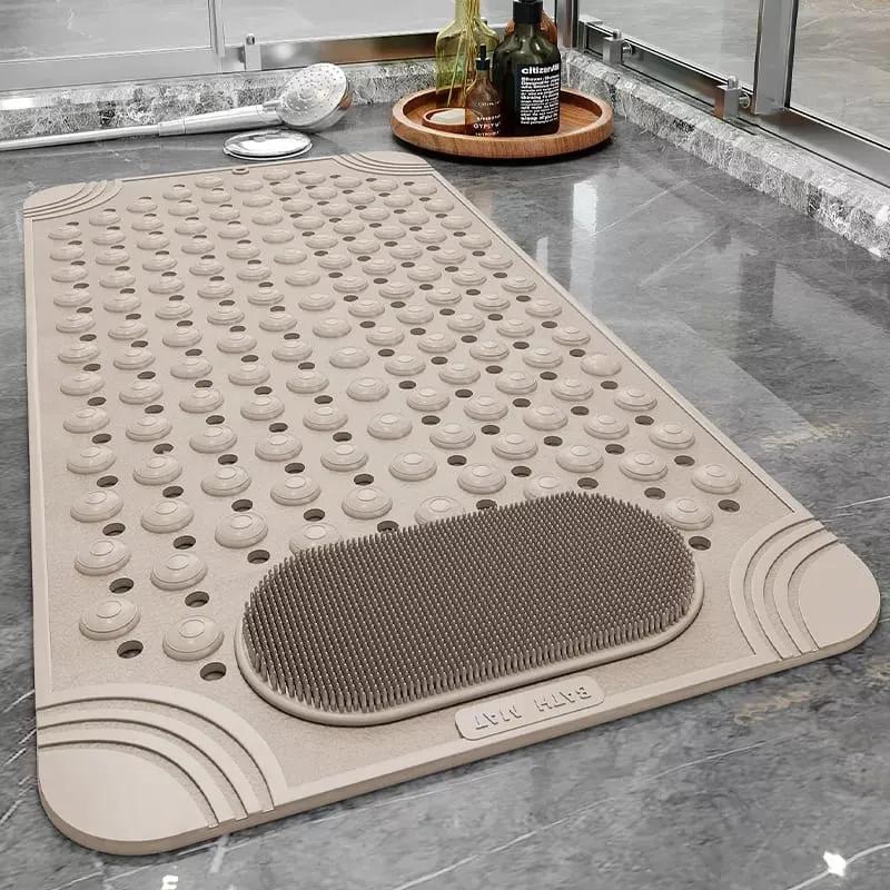 Comfortable Aworky Limited Anti-Slip Mat Dot SpiralSafe contemporary bathroom mat Durable,anti slip resistant construction Easy to wash by hand. Leave in a ventilated place to dry 