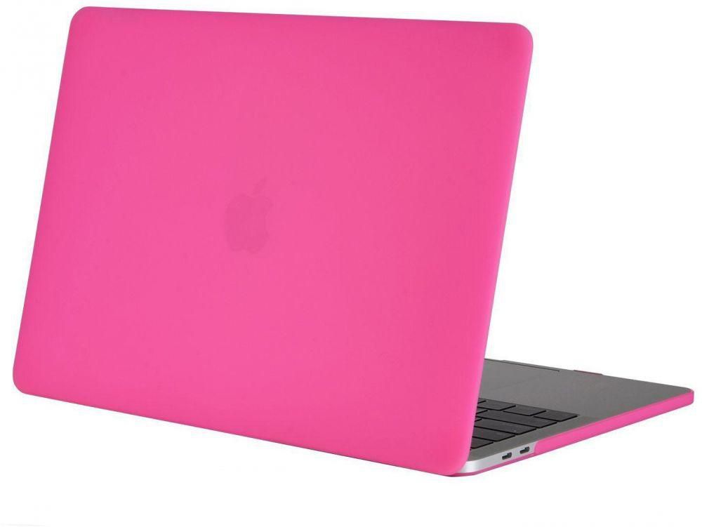 MacBook Pro 13 Case 2016 Matte Hard Cover for A1706/A1708 with/without Touch Bar/Touch ID- Hot Pink