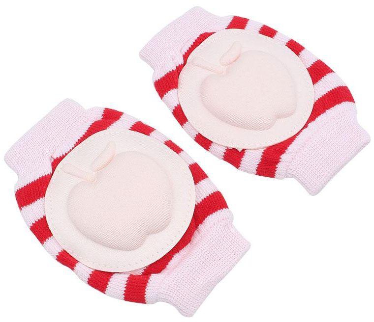 DUDU And Kid Protective Knee Pads For Unisex- Pink And Red, 6-9 Months