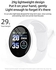 Touchscreen Smartwatch,Fitness Watch Heart Rate Monitor - Heart Rate Monitor, Pedometer, Sleep Monitor, Macaron Fashion Watches For Women Men (Color : White)
