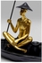 ديكو تمثال باللون الذهبي 17سم