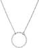 Women's 20mm circle modeling Necklace Pendant Simple Fashion Stainless Steel Holiday Gift Pendant Necklace Accessories